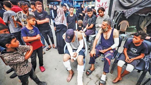 تفشى فيروس شلل الأطفال فى قطاع غزة