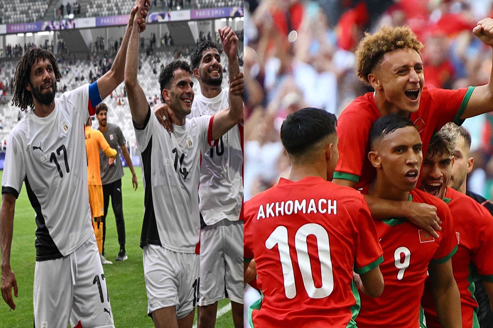 الامارات | موعد مباراة مصر والمغرب التاريخية في أولمبياد باريس