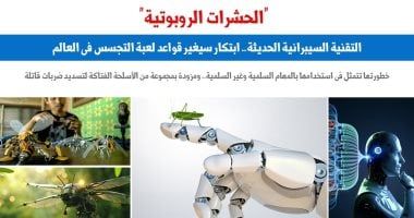 الحشرات الروبوتية.. تقنية التجسس السيبرانية الحديثة فى العالم.. عن برلمانى