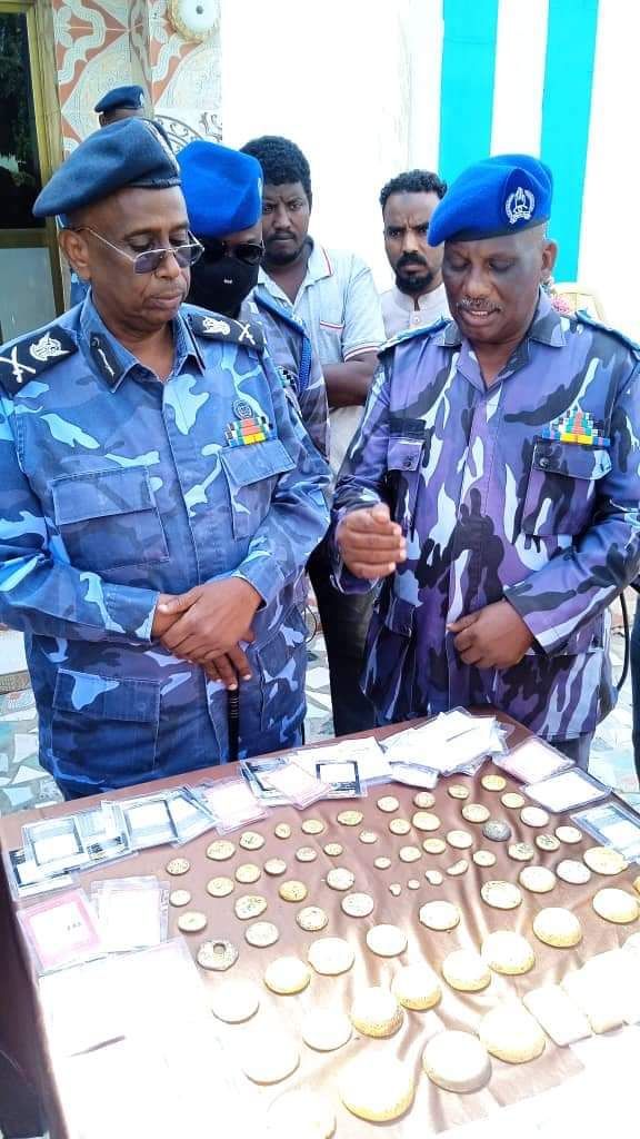 شرطة ولاية كسلا ضبط ذهب مهرب بوزن 17كيلو