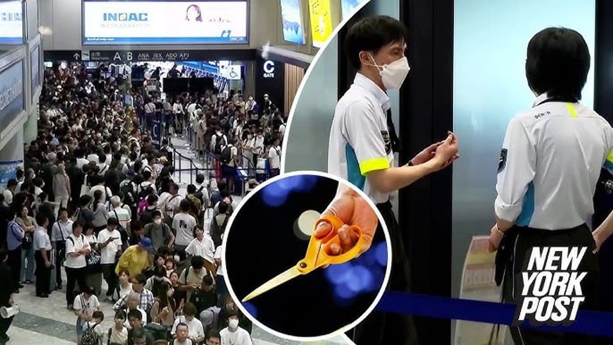 شاهد.. "مقص ضائع" يُلغي ويؤجل عشرات الرحلات الجوية في مطار باليابان