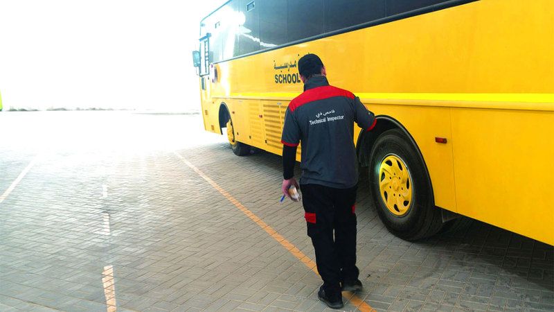 الامارات | فحص 168 حافلة في عجمان قبل انطلاق العام الدراسي