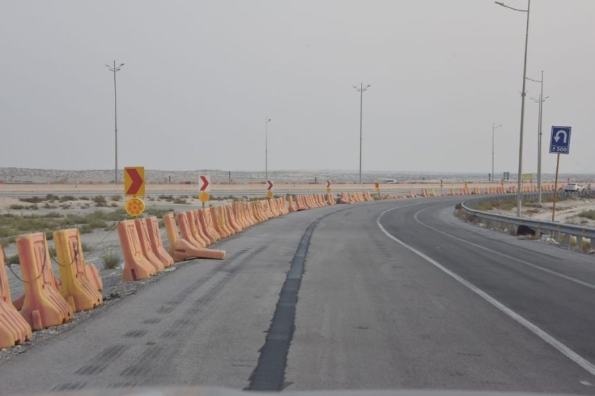 98 % إنجازًا لإصلاحات جسر تقاطع طريق أبوحدرية مع ”صفوى - المطار“