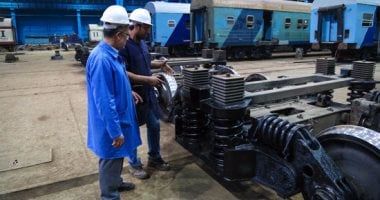 استبدال المحلى بالمستورد.. ورش العباسية تصنع قطع غيار السكة الحديد.. فيديو