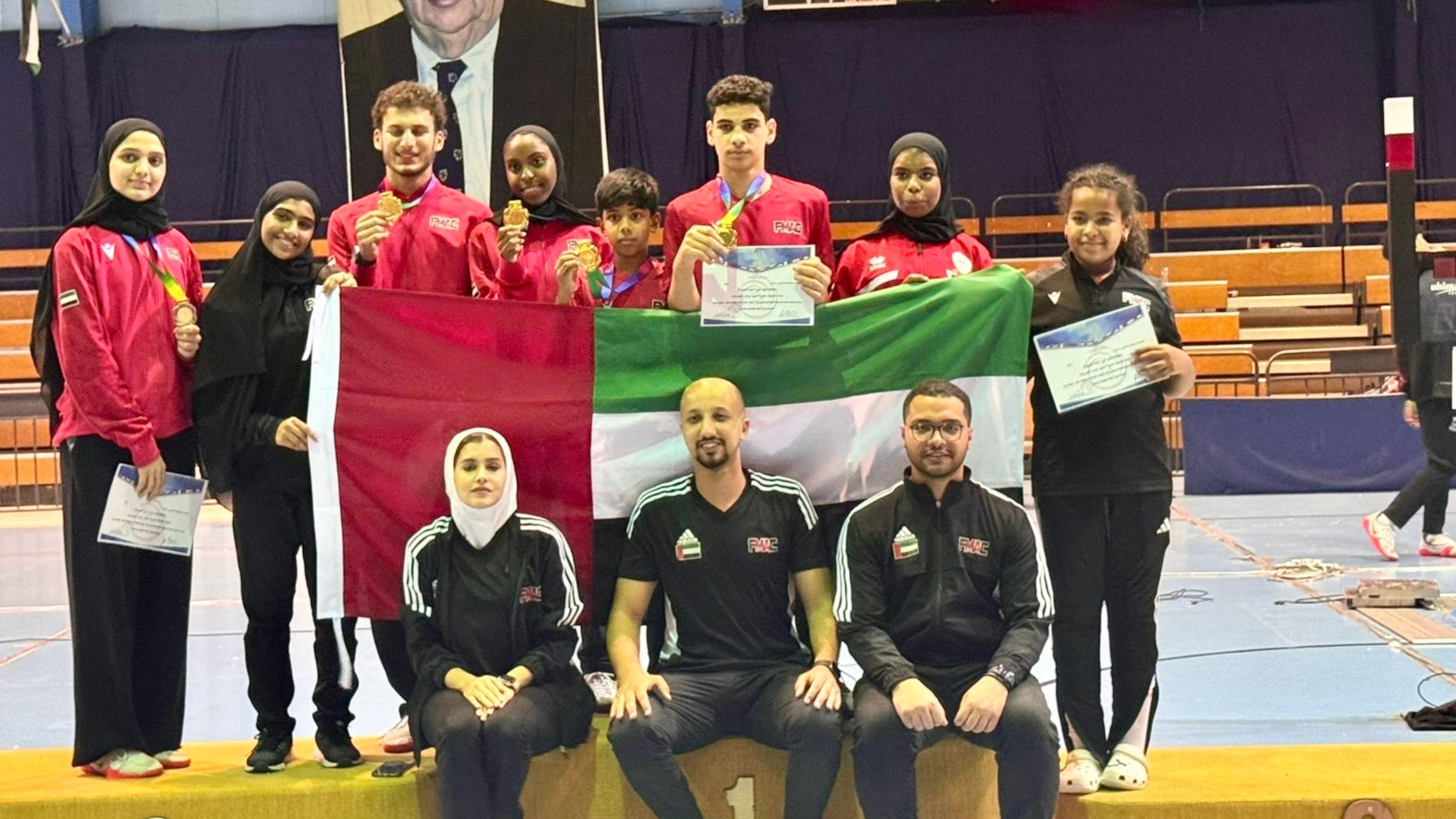 الامارات | منتخبنا للمبارزة يحصد 6 ميداليات ملونة في بطولة غرب آسيا بالأردن