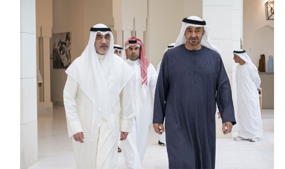 الامارات | رئيس الدولة يستقبل النائب الأول لرئيس مجلس الوزراء وزير الدفاع والداخلية الكويتي