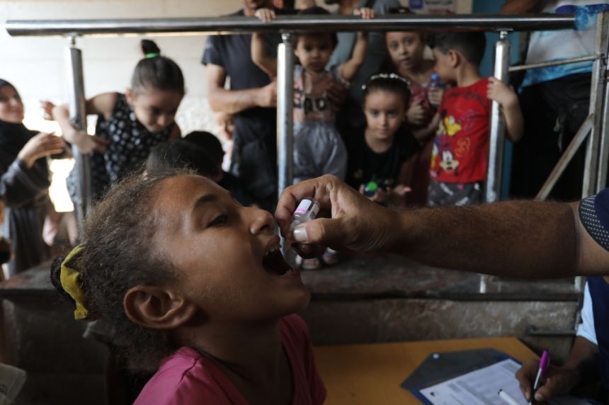 غزة.. بدء التطعيم ضد شلل الأطفال بمناطق إطلاق النار غداً