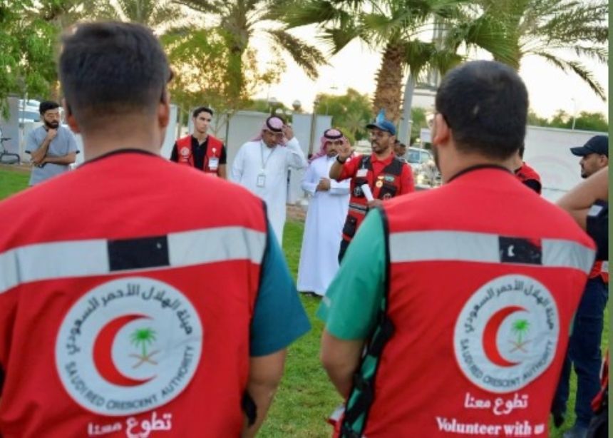 صور.. "الهلال الأحمر" ينظم فعاليات أسبوع التوعية بالإسعافات الأولية