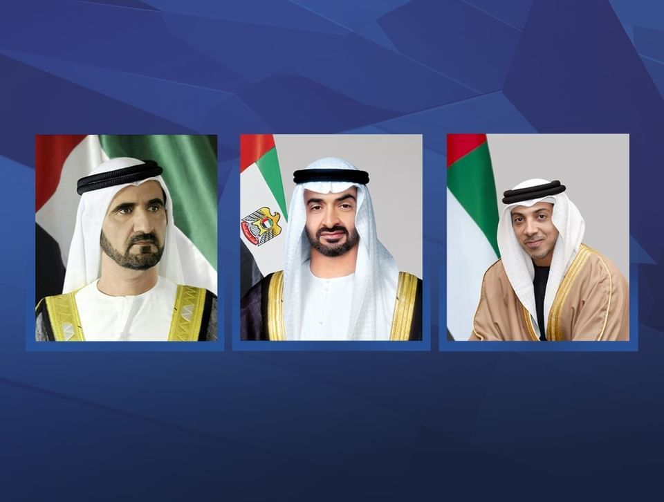 الامارات | رئيس الدولة ونائباه يهنئون خادم الحرمين الشريفين وولي عهده بذكرى اليوم الوطني الـ"94" للمملكة