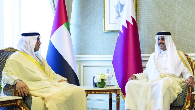 الامارات | نيابة عن رئيس الدولة.. منصور بن زايد يحضر القمة الثالثة لحوار التعاون الآسيوي في قطر