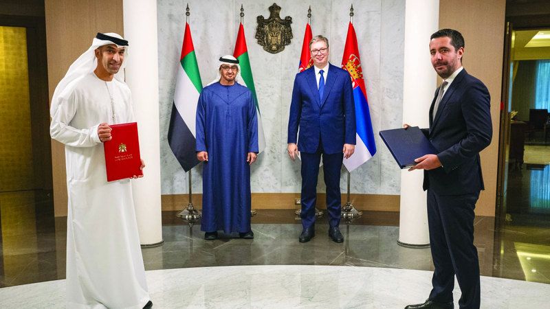 الامارات | اتفاقية شراكة اقتصادية شاملة  بين الإمارات وصربيا