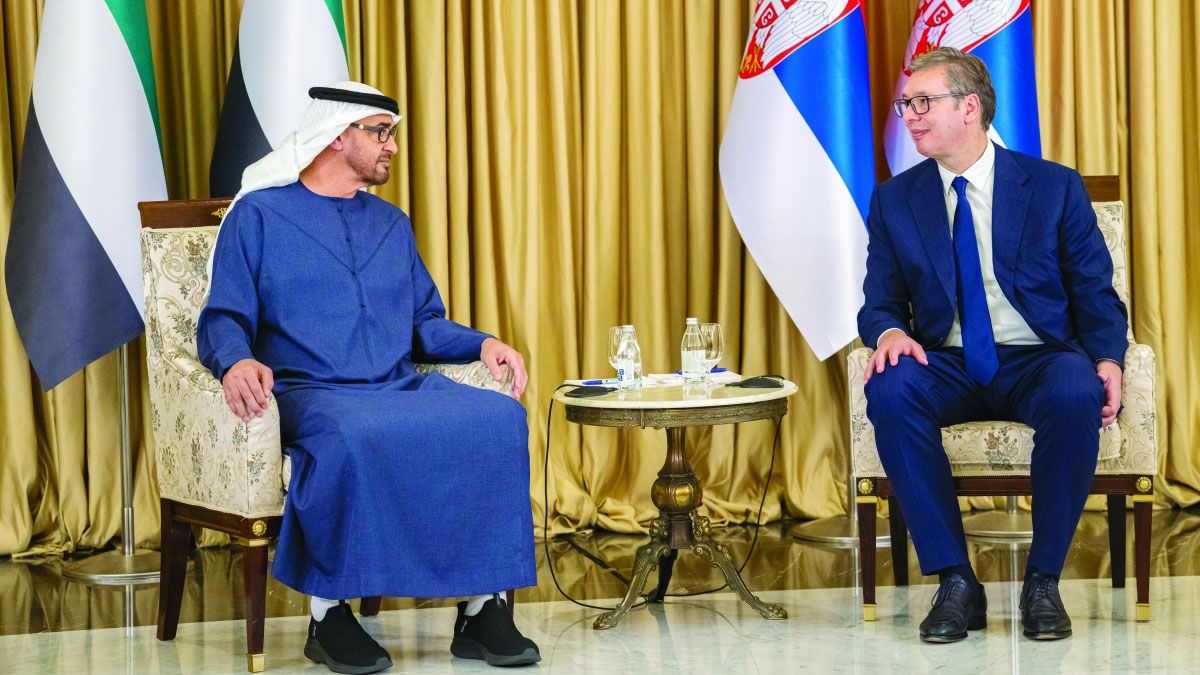 الامارات | رئيس الدولة والرئيس الصربي يبحثان  في بلغراد تعزيز الشراكة الاستراتيجية