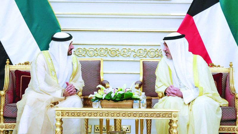 الامارات | حمدان بن محمد يلتقي فهد يوسف  الصباح