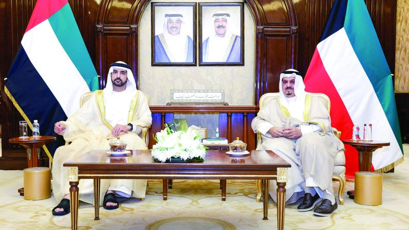 الامارات | حمدان بن محمد ورئيس مجلس الوزراء الكويتي يبحثان التعاون الثنائي