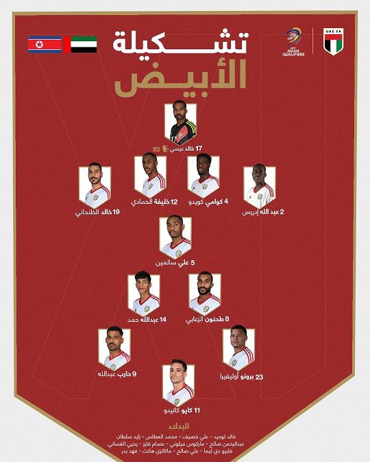 الامارات | بث مباشر.. مباراة الإمارات وكوريا الشمالية