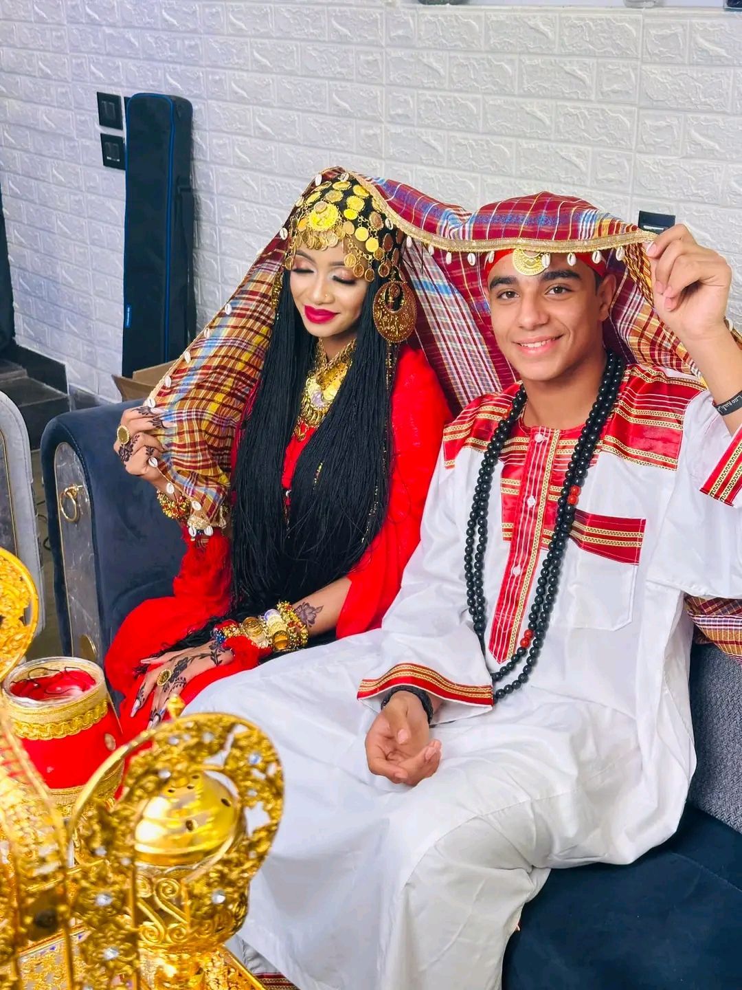 شاهد بالصورة.. زواج شاب مصري من فتاة سودانية يخطف الأضواء على مواقع التواصل الاجتماعي بالبلدين