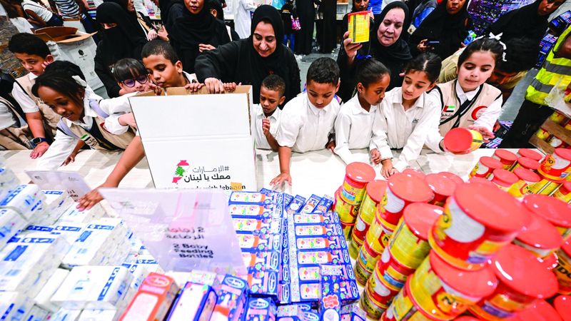 الامارات | للمرة الثانية .. "إكسبو دبي" يحتضن جمع المساعدات الإغاثية استكمالا لحملة "الإمارات معك يا لبنان"