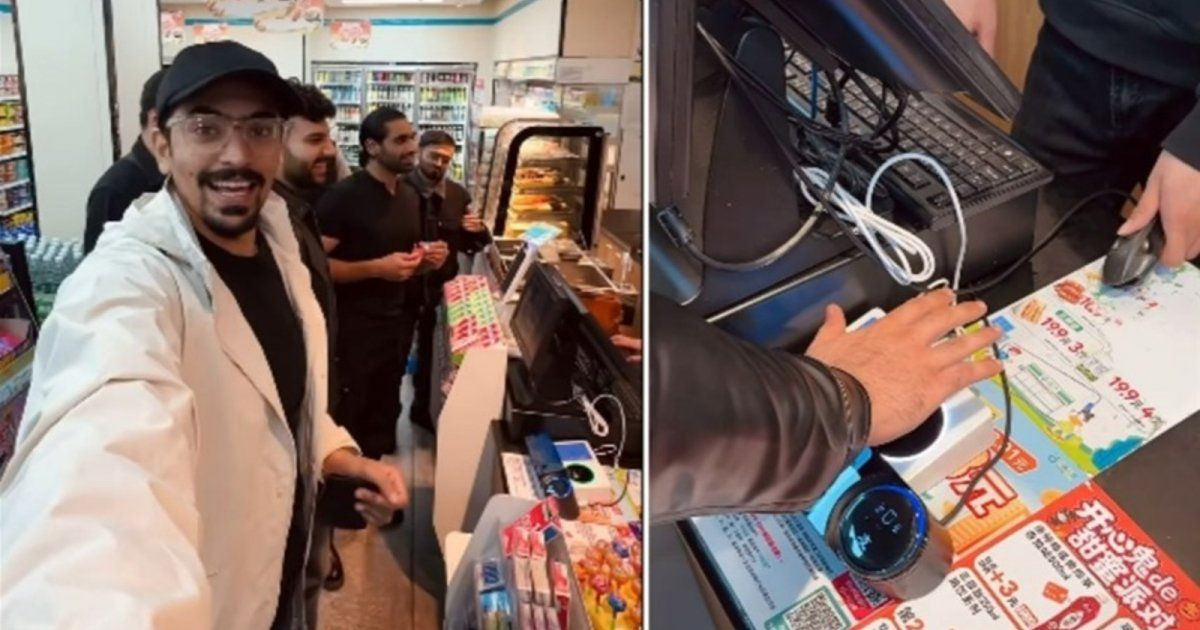 مؤثر باكستاني يستعرض تقنية الدفع ببصمة اليد في الصين ويثير جدلاً واسعاً - بالفيديو