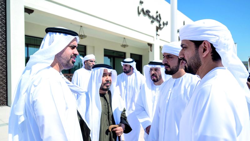 الامارات | ذياب بن محمد يعزي في وفاة أحمد جوعان راشد الظاهري