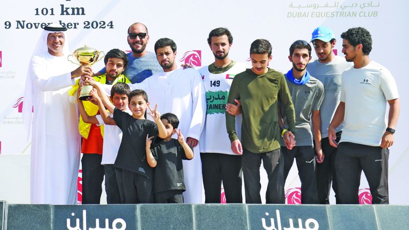 الامارات | إبراهيم الشامسي يظفر بكأس الوصل للقدرة في سيح السلم