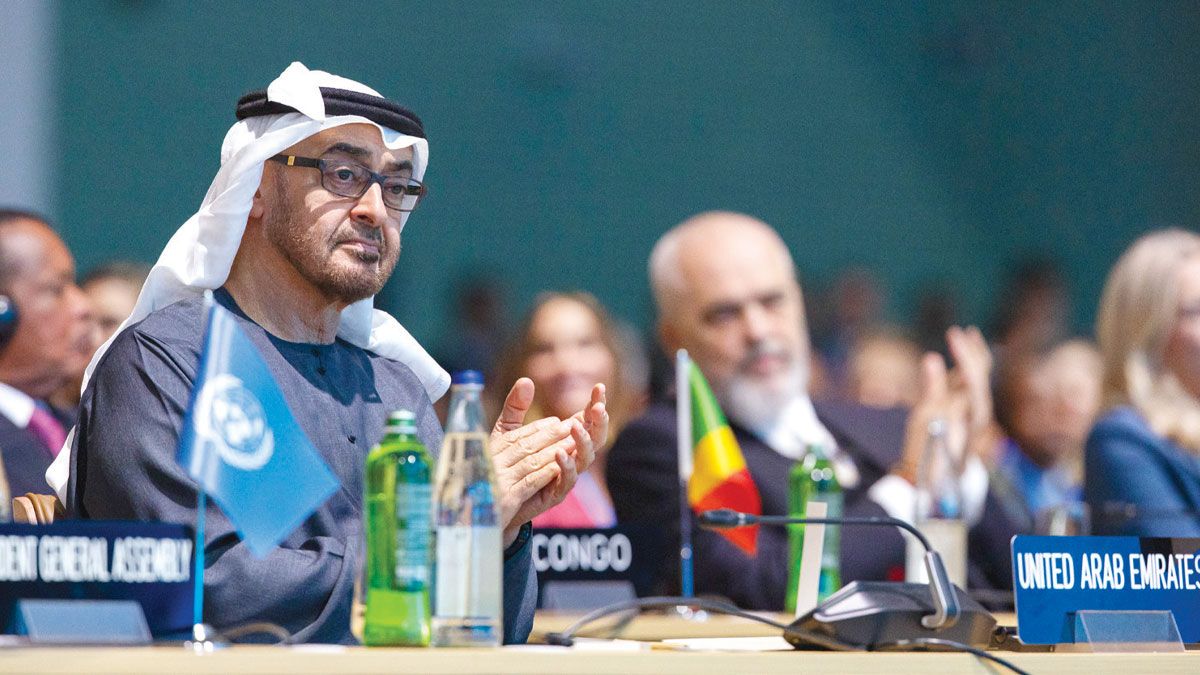 الامارات | رئيس الدولة: الإمارات حريصة على بناء اقتصاد يتسم بالمرونة المناخية