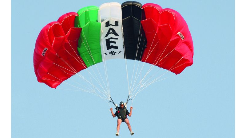 الامارات | 20 دولة تشارك في بطولة دبي للقفز بالمظلات