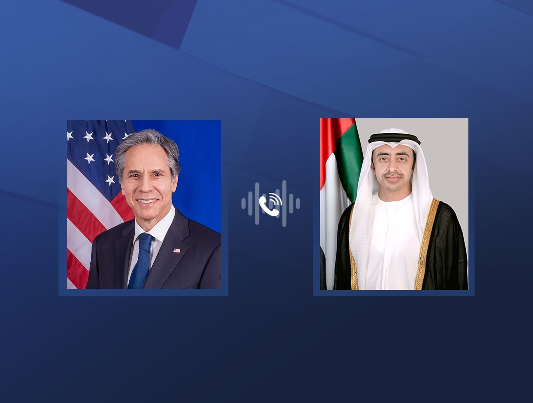 الامارات | عبدالله بن زايد وبلينكن يبحثان هاتفيا التطورات الإقليمية