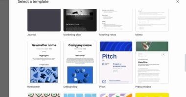تكنولوجيا: تطبيق Google Docs يتيح استخدام 40 قالب مستند إضافى