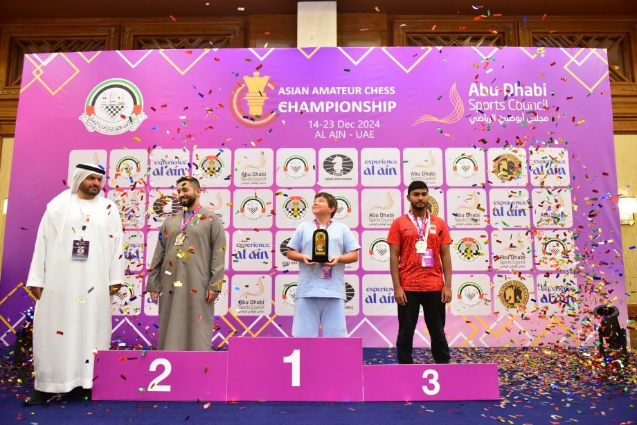 الامارات | الإمارات تفوز بفضيتين في بطولة آسيا الفردية للشطرنج السريع للهواة