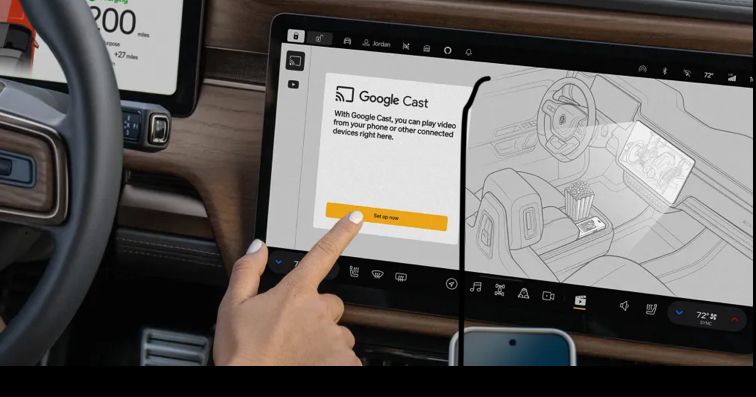 تكنولوجيا: تحديث جديد يجلب Google Cast وYouTube إلى سيارات Rivian الكهربائية