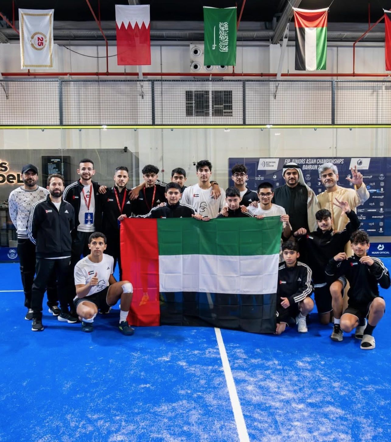 الامارات | منتخب الإمارات يتأهل لنهائي كأس آسيا للبادل للناشئين