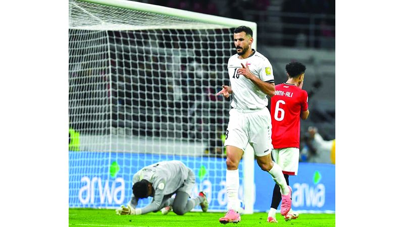 الامارات | العراق يقتنص فوزاً صعباً على اليمن برأس أيمن حسين