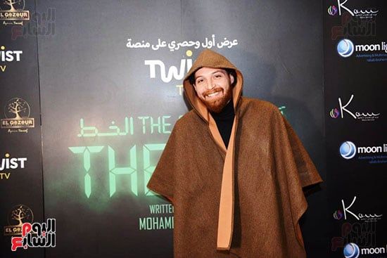 رانيا فريد شوقي وبشرى وميدو عادل في العرض الخاص لفيلم آخر الخط