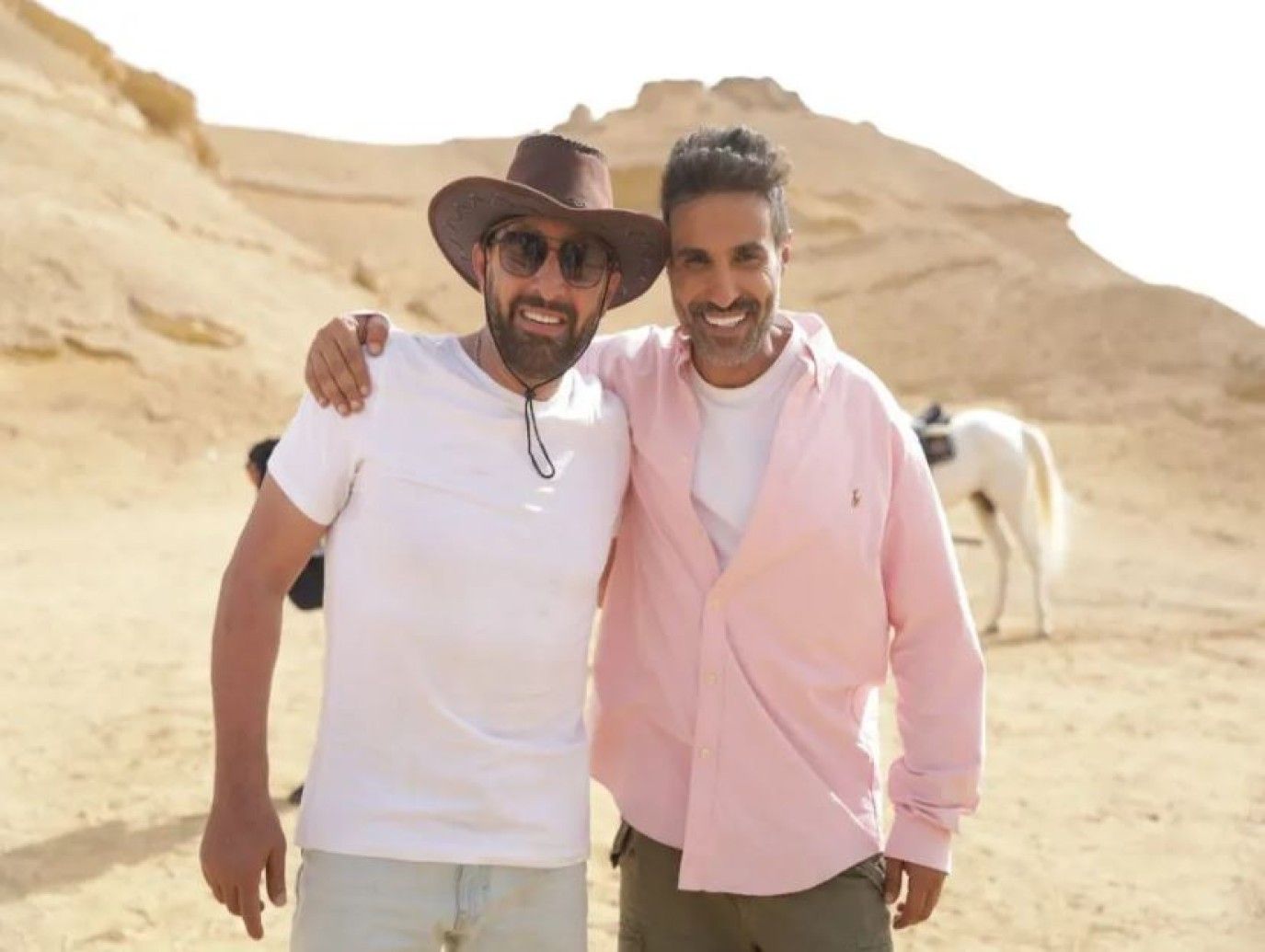 تسريب كواليس تصوير فيلم أحمد وأحمد بطولة السقا وفهمي
