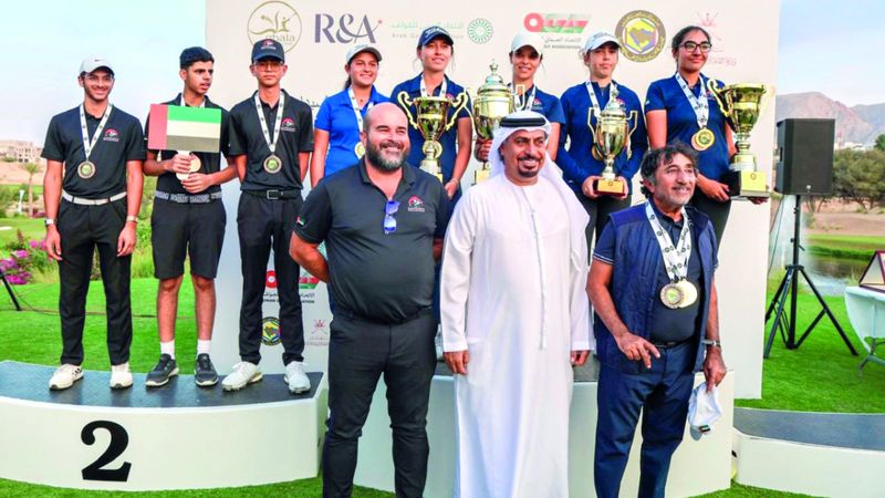 الامارات | 8 ميداليات لـ «غولف الإمارات» في البطولة الخليجية