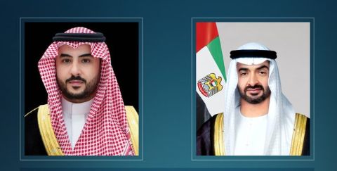 الامارات | رئيس الدولة يستقبل خالد بن سلمان