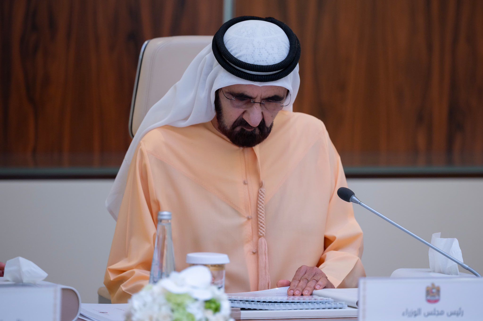 الامارات | محمد بن راشد يترأس الاجتماع الأول لمجلس الوزراء في العام الجديد