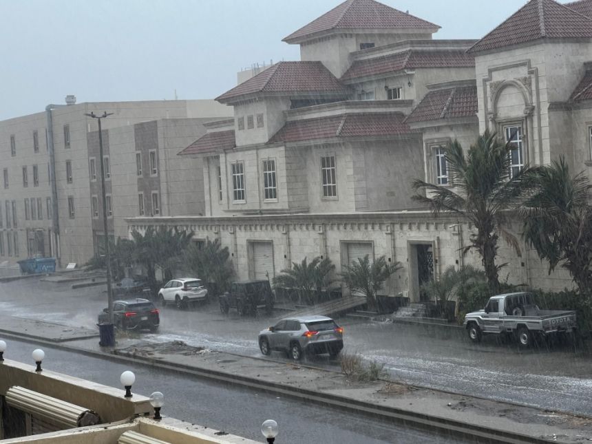 الأمطار في 6 مناطق.. المدينة المنورة تسجّل أعلى كمية بـ 49,2 ملم