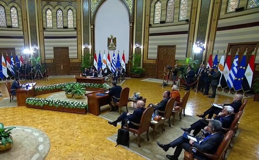 مصر وقبرص واليونان يؤكدون ضرورة وقف التصعيد في المنطقة