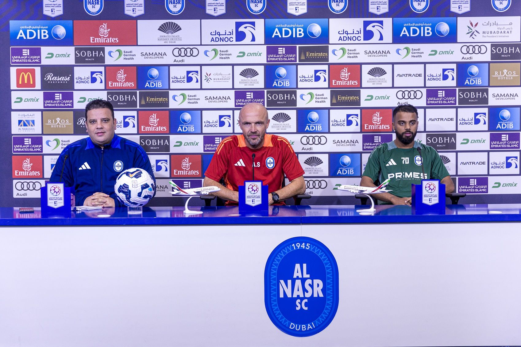 الامارات | شرودر: النصر يواجه كلباء بدون غيابات
