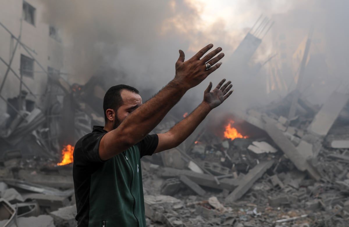 استشهاد 7 فلسطينيين في غارة إسرائيلية على مخيم البريج