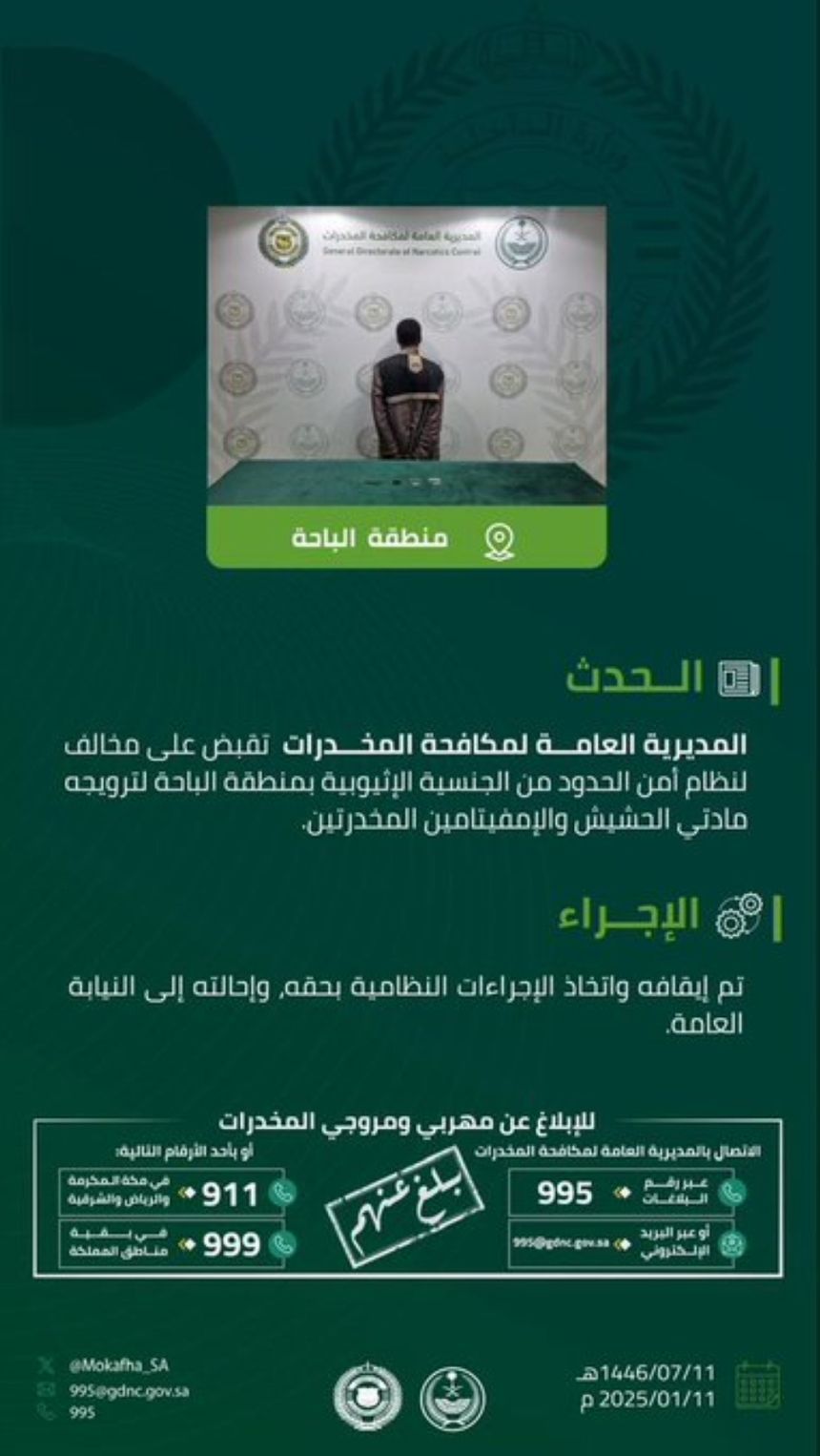 بالتفاصيل.. ضربات متلاحقة لمروجي المخدرات في عدد من المناطق