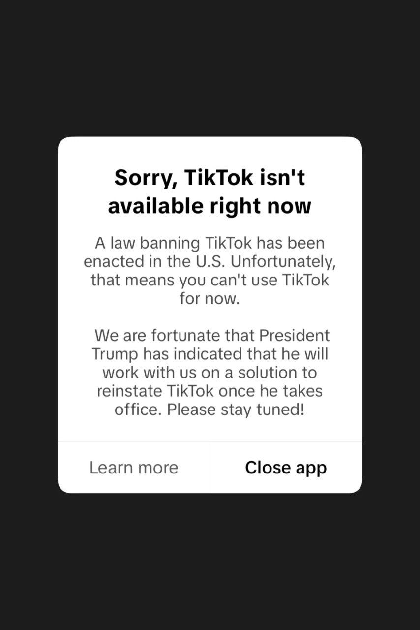 تكنولوجيا: Tik Tok للأمريكيين: "آسفون.. التطبيق غير متاح الآن"