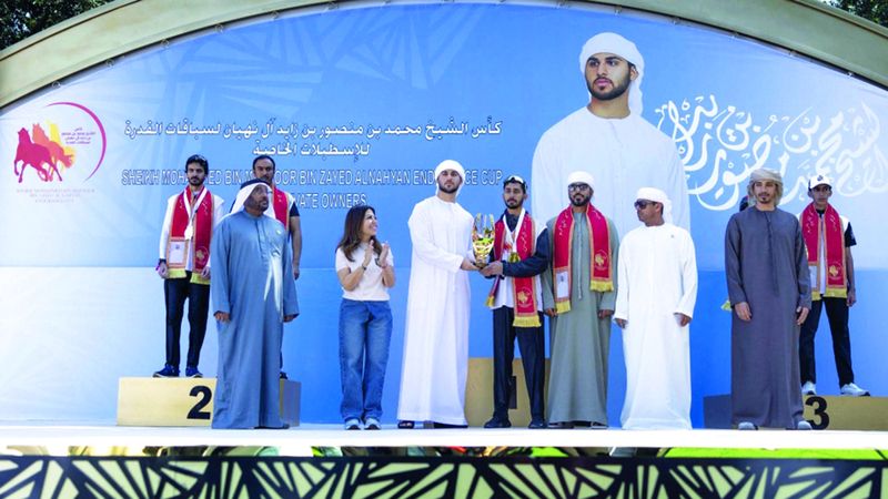 الامارات | علي عادل ينتزع كأس محمد بن منصور بن زايد للقدرة