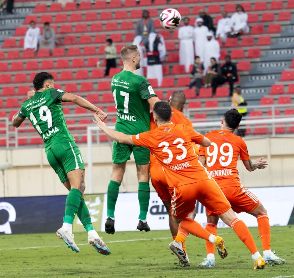 الامارات | شباب الأهلي يخمد "البركان".. ويبلغ نصف نهائي الكأس