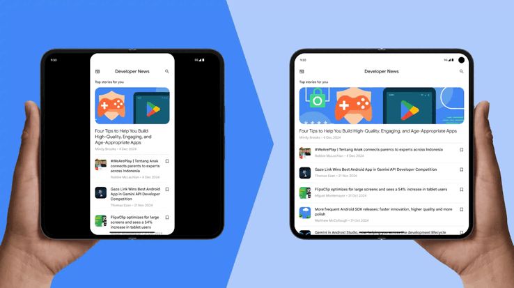تكنولوجيا: Android 16 سيجبر المطورين على تكييف تطبيقاتهم مع الهواتف والأجهزة اللوحية القابلة للطي