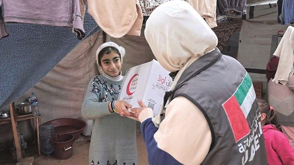 الإمارات تواصل إغاثة الأشقاء الفلسطينيين في غزة