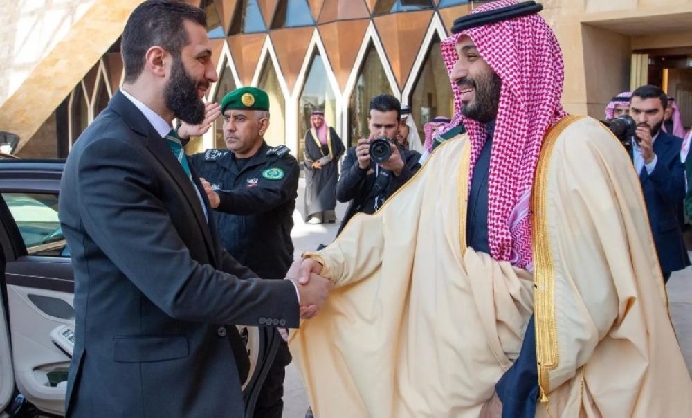 ولي العهد ورئيس سوريا يبحثان أوجه العلاقات ومستجدات الأحداث