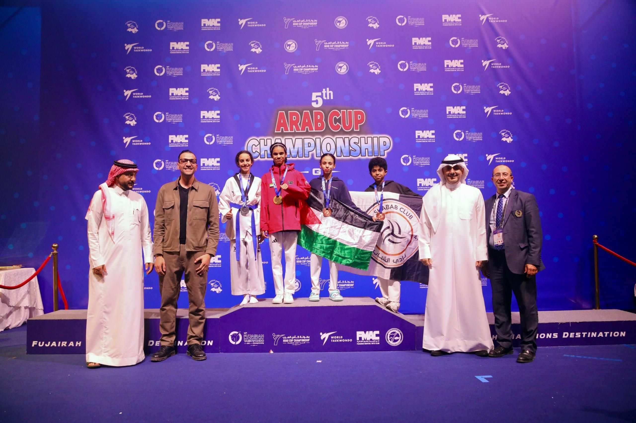 الامارات | 9 ميداليات لمنتخب الإمارات و22 للأندية في كأس العرب للتايكواندو