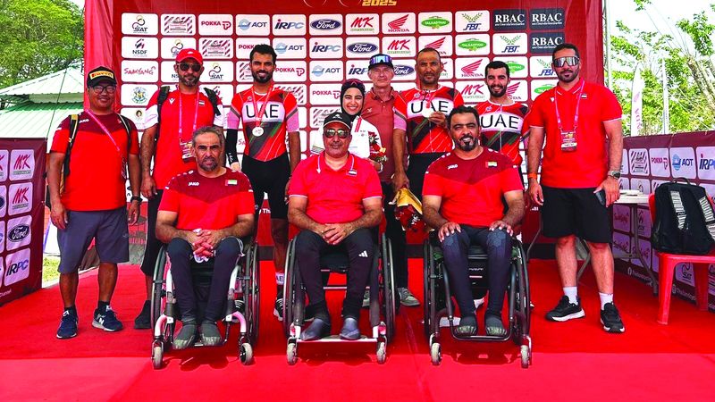 الامارات | الإمارات تظفر بـ 3 ميداليات في بطولة آسيا للدراجات لأصحاب الهمم